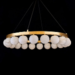 Люстра круглая с сферическими плафонами из натурального камня Phased Spheres варинант исполнения - 2 | Loft Concept в Уфе