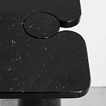 Консоль чёрная на 2-х конусообразных ножках Eros варинант исполнения - 1 | Loft Concept в Уфе