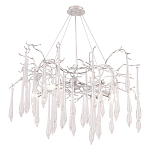 Люстра подвесная с прозрачными подвесками в форме капель Droplet Chandelier варинант исполнения - 4 | Loft Concept в Уфе