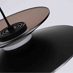 Люстра подвесная с тремя матовыми черными плафонами Obsidian Touch варинант исполнения - 3 | Loft Concept в Уфе