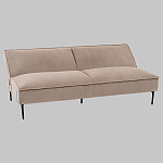 Диван современный вельветовый прямой Worcester Бежевый  варинант исполнения - 4 | Loft Concept в Уфе