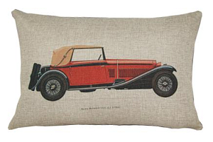 Подушка Красный Ретро-Автомобиль