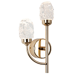 Бра с декором в виде кристаллов из хрусталя Kenneth Crystal Stone Sconce варинант исполнения - 1 | Loft Concept в Уфе