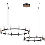 Люстра подвесная с цилиндрическими плафонами на двух круглых подвесах  Arnaut Light варинант исполнения - 2 | Loft Concept в Уфе