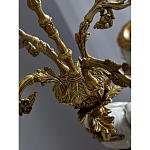 Подсвечник белый Попугай из фарфора с бронзовыми элементами Eden Garden варинант исполнения - 8 | Loft Concept в Уфе