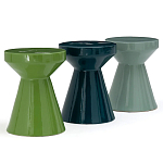 Приставной стол из керамики Manufacto Blue варинант исполнения - 3 | Loft Concept в Уфе