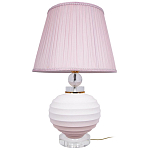 Настольная лампа керамическая Pink lampshade варинант исполнения - 1 | Loft Concept в Уфе