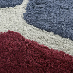 Чехол на подушку с рисунком серо-синего цвета Elan Textured варинант исполнения - 4 | Loft Concept в Уфе