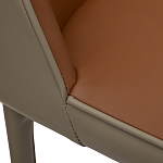 Стул барный с терракотовой обивкой из экокожи Spectacular High Chair варинант исполнения - 3 | Loft Concept в Уфе