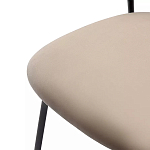 Стул Singer Chair без подлокотников светло-коричневый Велюр варинант исполнения - 5 | Loft Concept в Уфе