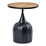 Приставной столик с факутрным черным основанием Ethiopia варинант исполнения - 1 | Loft Concept в Уфе