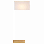 Торшер с прямоугольным абажуром на золотом металлическом каркасе Rectangular Plane  варинант исполнения - 4 | Loft Concept в Уфе