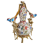 Ваза из фарфора с птицами и цветочной росписью Garden of Eden варинант исполнения - 1 | Loft Concept в Уфе