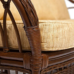 Комплект уличной мебели из ротанга Clara коричневый варинант исполнения - 5 | Loft Concept в Уфе