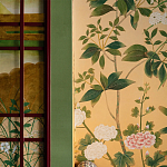 Обои ручная роспись Four Seasons Original colourway on painted Xuan paper with gold ombre варинант исполнения - 3 | Loft Concept в Уфе