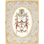 Декоративный постер в раме с рельефным растительным узором арабески New Collection of Arabesques Poster варинант исполнения - 2 | Loft Concept в Уфе