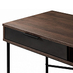 Стол рабочий в стиле лофт с ящиком и нишей для хранения Urban Style Space 2 варинант исполнения - 2 | Loft Concept в Уфе