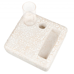 Керамический столик на деревянных ножках «Квадро» варинант исполнения - 1 | Loft Concept в Уфе