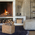 Пуф из шерсти Berthe Fluffy Pouf варинант исполнения - 3 | Loft Concept в Уфе