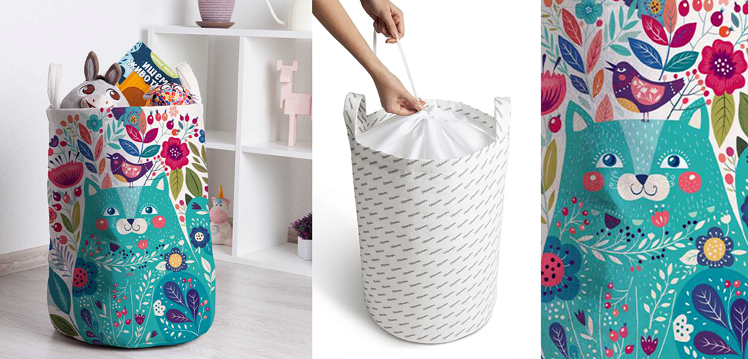 Корзина Funny Cat Basket Корзина Funny Cat Basket - Loft-Concept в Уфе
