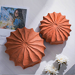 Ваза керамическая в виде круглой терракотовой морской раковины Galapagos варинант исполнения - 5 | Loft Concept в Уфе