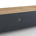 ТВ-тумба из металла и столешницей из массива дуба Metal Wood TV-Stand варинант исполнения - 4 | Loft Concept в Уфе