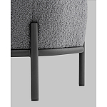 Пуф Стоун букле Fluffy темно-серый варинант исполнения - 4 | Loft Concept в Уфе