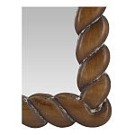 Зеркало с текстурной рамой из натурального дерева  Pine Wall Mirror варинант исполнения - 3 | Loft Concept в Уфе