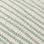 Чехол на подушку мятного цвета с бахромой и объемным узором Ethnic mix варинант исполнения - 2 | Loft Concept в Уфе