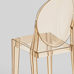 Прозрачный стул с янтарным оттенком LOUIS GHOST CHAIR варинант исполнения - 6 | Loft Concept в Уфе