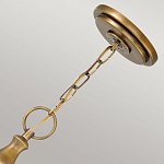 Люстра подвесная цвета латунь с прозрачным овальным стеклянным плафоном Hinkley варинант исполнения - 3 | Loft Concept в Уфе