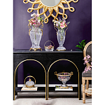 Корзиночка из прозрачного стекла с бронзовой ручкой Eden Garden варинант исполнения - 5 | Loft Concept в Уфе