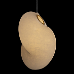 Подвесной светильник белый с фигурным тканевым плафоном White Whirlwinds варинант исполнения - 4 | Loft Concept в Уфе