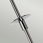 Подвесной светильник хромированного цвета с граненым прозрачным стеклянным плафоном Elstead Lighting варинант исполнения - 6 | Loft Concept в Уфе