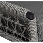 Диван двухместный уличный темно-серый Street Bliss варинант исполнения - 2 | Loft Concept в Уфе