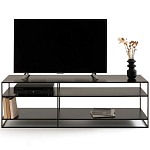 ТВ-тумба стальная с полками Chad TV-Stand варинант исполнения - 3 | Loft Concept в Уфе