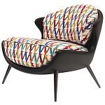 Кресло с цветным принтом Colorful Print Armchair варинант исполнения - 1 | Loft Concept в Уфе