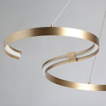 Люстра подвесная светодиодная в виде волнообразной ленты Ribbon Vortex варинант исполнения - 23 | Loft Concept в Уфе