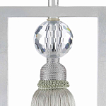 Торшер с прямоугольным тканевым абажуром на белом мраморном основании Silver Threads варинант исполнения - 2 | Loft Concept в Уфе