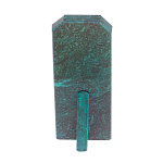 Часы погон ВС подарочные настольные из натурального камня Змеевик Military Clock варинант исполнения - 18 | Loft Concept в Уфе