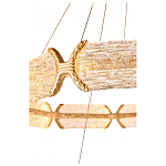 Люстра кольцевая с текстурным природным рисунком IceFlame варинант исполнения - 5 | Loft Concept в Уфе