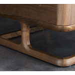 Прикроватный деревянный столик с 2-мя ящиками Moon Walnut Furniture варинант исполнения - 6 | Loft Concept в Уфе