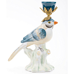 Фарфоровый подсвечник с птицей Eden Garden варинант исполнения - 2 | Loft Concept в Уфе