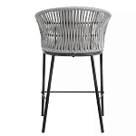 Стул барный с декоративным плетением на спинке и подлокотниках Chair Weave варинант исполнения - 4 | Loft Concept в Уфе