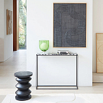 Фигурный приставной столик черного цвета AMORPHOUS варинант исполнения - 4 | Loft Concept в Уфе