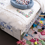 Дизайнерская кровать с системой хранения варинант исполнения - 4 | Loft Concept в Уфе