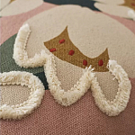 Подушка с цветочным принтом и кисточками Blooming Elegance Daisy варинант исполнения - 6 | Loft Concept в Уфе