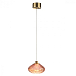 Подвесной светильник с прозрачным стеклянным плафоном округлой формы Effervia  варинант исполнения - 4 | Loft Concept в Уфе