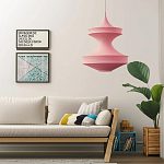 Подвесной вязаный розовый светильник «Моника» варинант исполнения - 4 | Loft Concept в Уфе