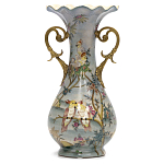 Ваза фарфоровая с попугаями Gaya варинант исполнения - 2 | Loft Concept в Уфе